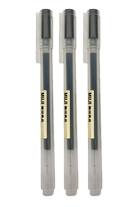 Muji Gel Ink Ball Point Pen Black Mm Pack Of Japan Import