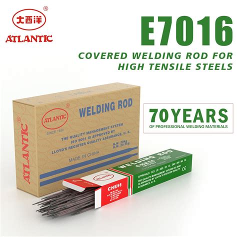 Atlantic E7016 High Performance Low Hydrogen Welding Covered Welding