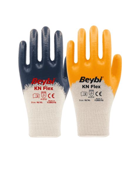 KN Flex Nitrile Coated Cotton Glove Beybi