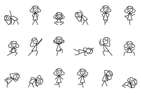 Girl Stick Figure Outline