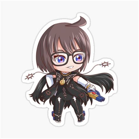 Bayonetta 2 Cosplay Chibi Sticker For Sale By QueenShojo Redbubble