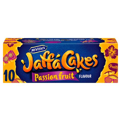 Mcvitie S Jaffa Cakes Original Passion Fruit Biscuits Pack Single