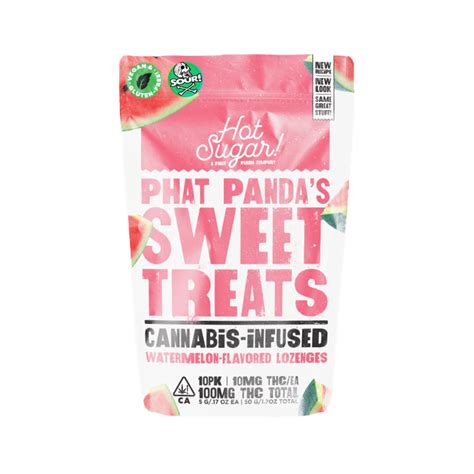 Sour Watermelon 10pk 100mg Hot Sugar Sweet Treats Jane