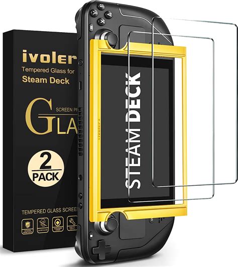 Pack Ivoler Tempered Glass Screen Protector Designed For Steam Deck