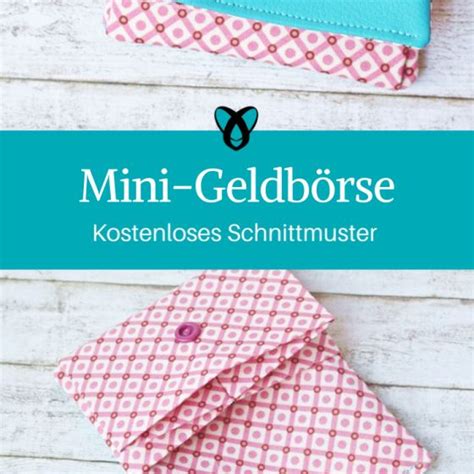 Mini Geldbörse Kostenlose Schnittmuster Datenbank Geldbörse nähen