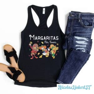 Retro Margaritas Por Favor Tanks The Three Caballeros Shirt Etsy