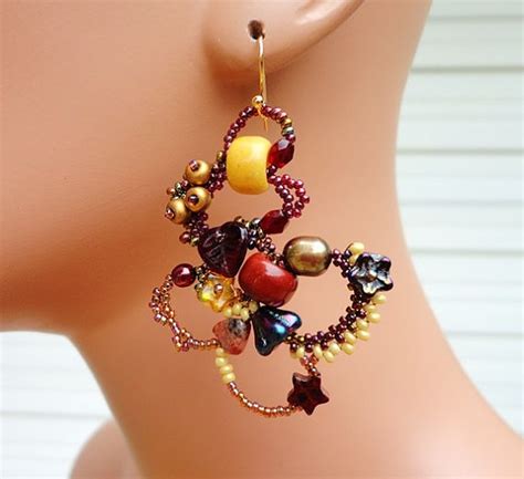 Pin On Beaded Statements Beaded Earrings Beaded Jewelry Handmade