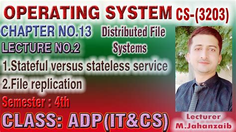 Ch Lecture Nd Adp It Cs Operating System Punjab College Mailsi