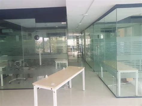 Transparent Frameless Toughened Glass Partition At Rs 320 Sq Ft In