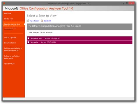 Portable Microsoft Office Configuration Analyzer Tool Offcat