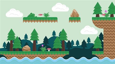 2D Platformer Forest Pack OpenGameArt Org