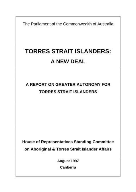 PDF TORRES STRAIT ISLANDERS DOKUMEN TIPS