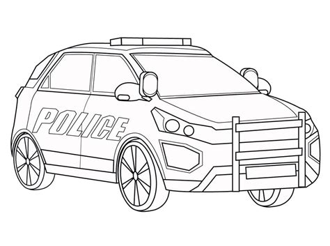 Polizeiauto Kostenlos Zum Ausdrucken Ausmalbilder Kostenlos