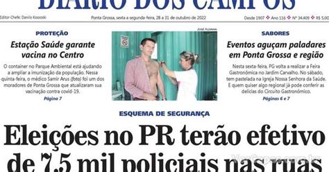 Capa Di Rio Dos Campos Edi O Sexta De Outubro De