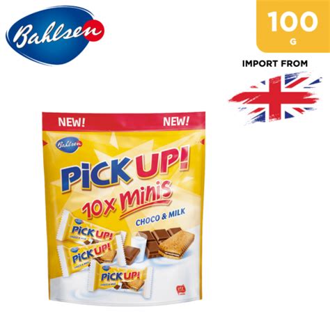 Buy Bahlsen Pick Up Minis Choco And Milk Biscuit 100 G توصيل