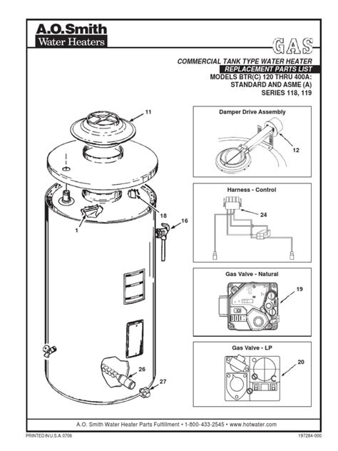 Ao Smith | PDF | Thermostat | Water Heating