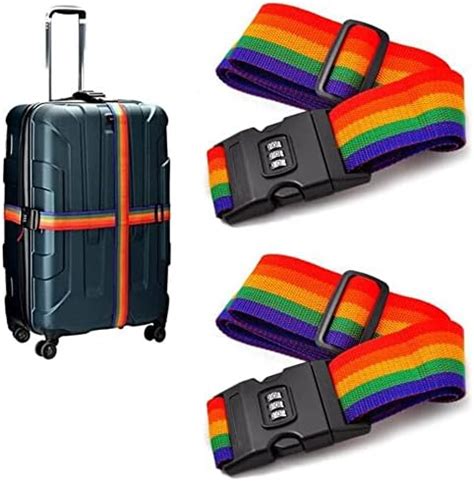 Pack Adjustable Luggage Straps For Suitcases Baggage Packing Belts