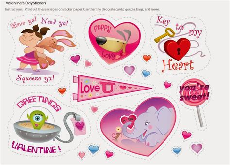 San Valentín Divertidas Tarjetas Etiquetas Stickers O Toppers Para Imprimir Gratis Ideas Y