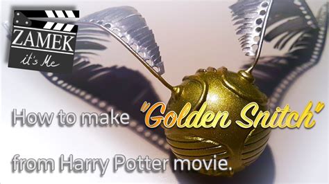 How To Make Golden Snitch From Harry Potter Movie Jak Zrobi Z Oty