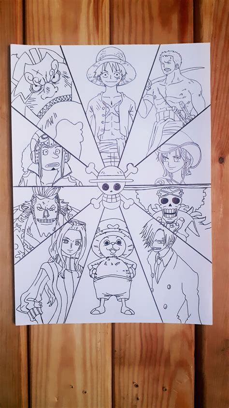 ArtStation - One Piece: Mugiwara Crew [Lineart]