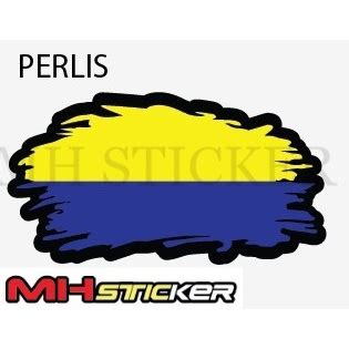 Malaysia State Flags Negeri Bendera Vinyl Cutting Potong Stickers