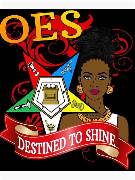 Oes Destined To Shine Order Of The Eastern Star Logo Sistar Freemason