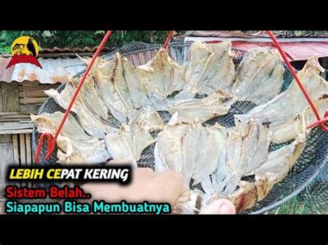 Tutorial Ikan Asin Sepat Siam Sistem Belah Lebih Renyah Cepat Kering