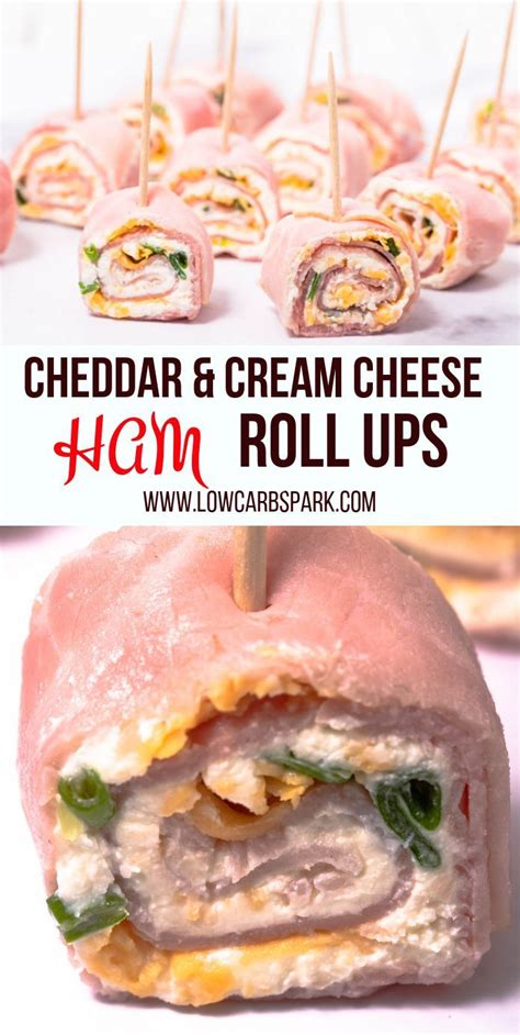 Cream Cheese And Cheddar Ham Roll Ups Artofit