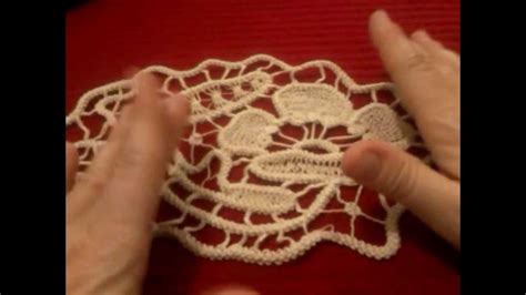 Cordoncino uncinetto macramè rumeno Romanian point lace cord tutorial