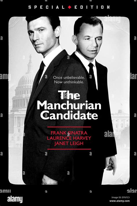 LAURENCE HARVEY & FRANK SINATRA POSTER THE MANCHURIAN CANDIDATE Stock ...