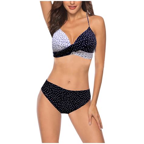 Great Gifts For Less Ofreoo Piece Women S High Waisted Bikini Set Push Up Bathing Suits