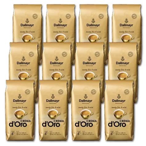 12 KG DALLMAYR Crema D Oro Kaffeebohnen Preis Ist Inklusive