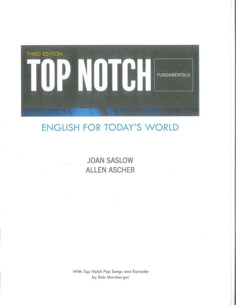 Top Notch Fundamentals (student book) Thiem | PDF