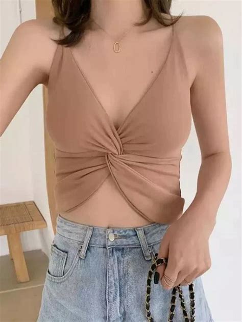 Twist Front Crop Top