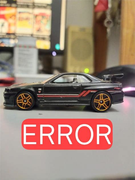 Factory Error HW Workshop Then And Now Series Hot Wheels Nissan Skyline GT R R