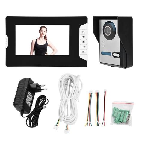 Sonew Kit de sonnette vidéo Système D interphone Vidéo Kit D