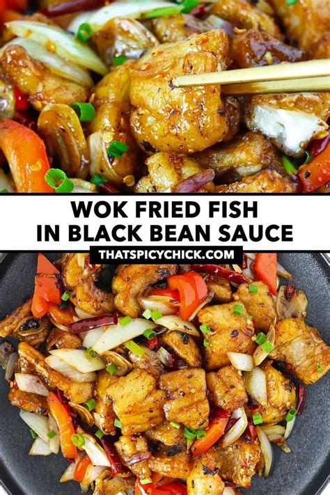 Wok Fried Fish In Black Bean Sauce Recipe Spicy Fish Recipe Black