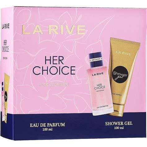 T Set La Rive Her Choice Edp 90ml And Shower Gel 100ml Shopee Malaysia