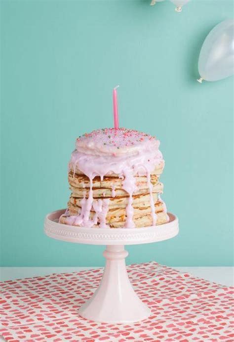 Pancake Birthday Cake