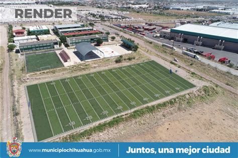 Inicia Gobierno Municipal construcción de cancha de futbol americano en