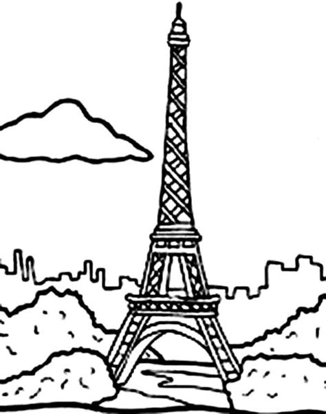 Desenhos De Torre Eiffel Para Colorir E Imprimir Colorironline