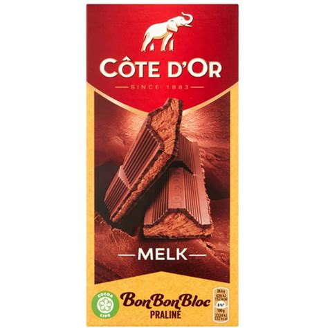 C Te D Or Bonbonbloc Pralin Melk Chocolade Reep G