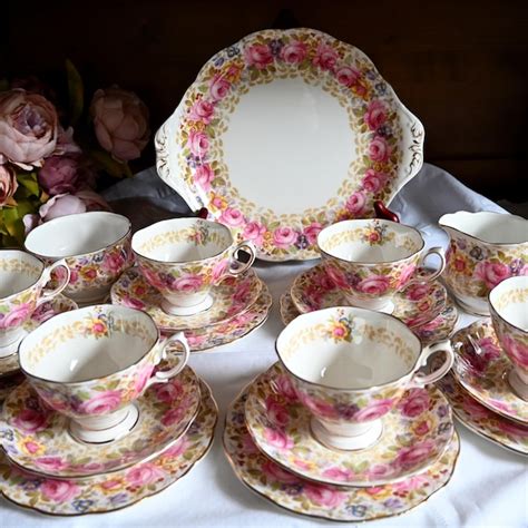 Royal Albert Tea Set - Etsy