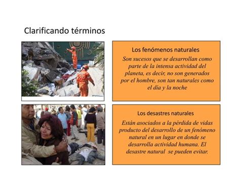 Fen Menos Y Desastres Naturales Ppt