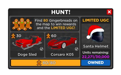 Foxzie's Santa Helmet UGC Event | Car Dealership Tycoon Wiki | Fandom