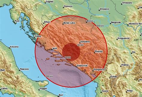 Jak potres od 4 2 Richtera pogodio kod Ljubuškog a osjetio se i u