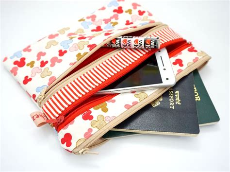 Handmade Multi Zipper Pouch