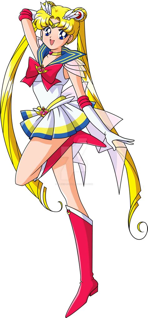 Super Sailor Moon Vector By Flavio Ruru On Deviantart