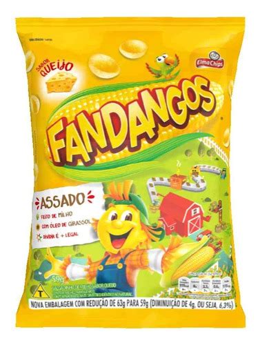 Kit C Salgadinhos De Queijo Fandangos Elma Chips G Mercado Livre