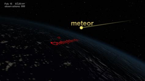 GMS: The Aftermath of the Chelyabinsk Meteor as seen by NPP